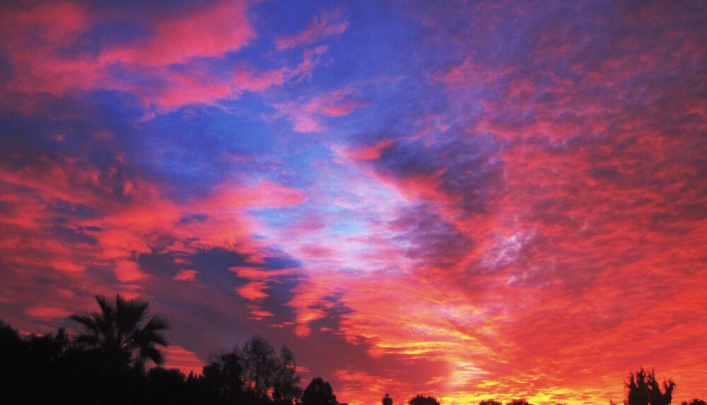 California night sky